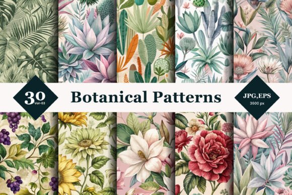 Botanical Seamless Patterns 03: A Comprehensive Evaluation