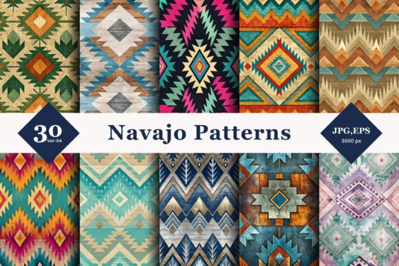 Navajo Style Seamless Patterns 04 Evaluation