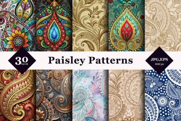 Paisley Style Seamless Patterns 06: A Comprehensive Evaluation
