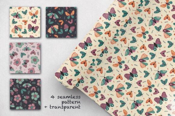 Seamless Floral Butterfly Patterns: Elevate Your Creative Projects