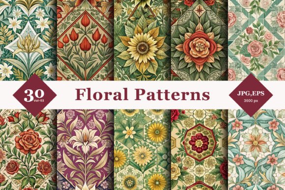 Unlocking Creativity: The Power of Geometric Floral Seamless Patterns in Modern Design